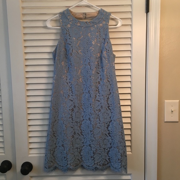 Vince Camuto High Neck Lace Dress - Picture 1 of 8